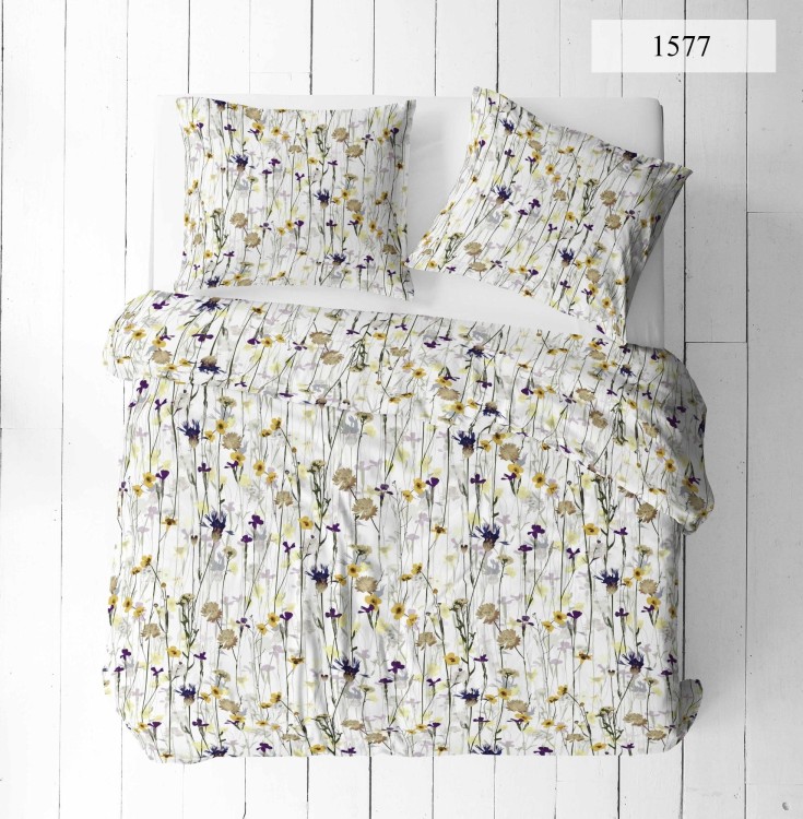 Pościel 220x200 + 2 Poszewki 100% Bawełna P1577 Famitex