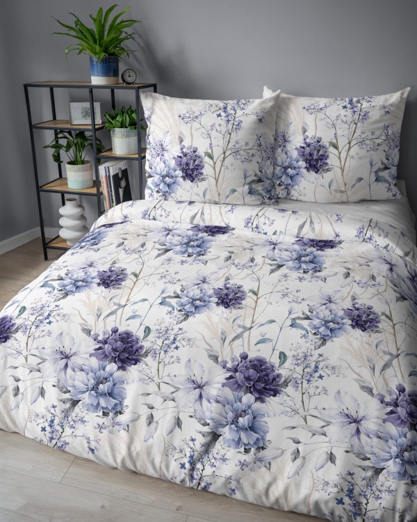 Pościel 220x200 + 2 Poszewki Satyna 100% Bawełna 5222A Detexpol