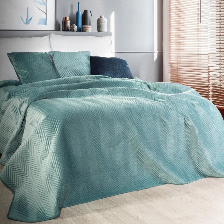 Narzuta Velvet 170x210 Sofia Miętowa Eurofirany