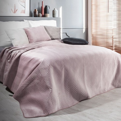 Narzuta Velvet 200x220 Sofia Pudrowy Róż Eurofirany