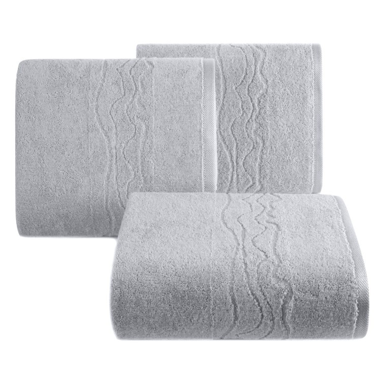Ręcznik 70x140 500g 100% Bawełna Karin Srebrny Eurofirany