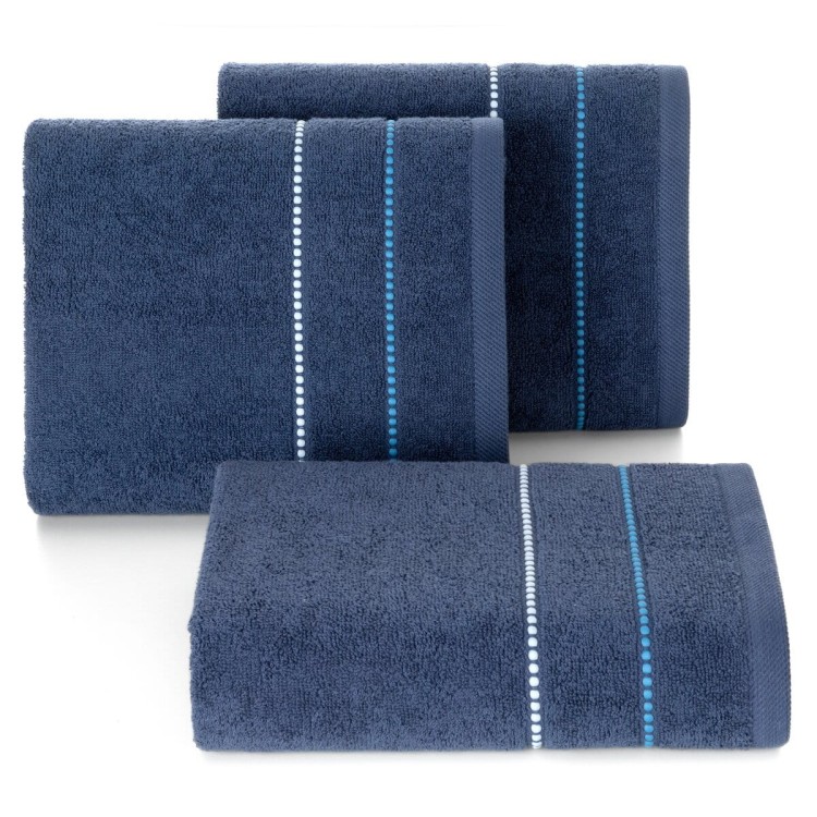 Ręcznik 70x140 500g 100% Bawełna Suzi Granatowy Eurofirany