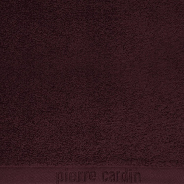 Komplet Trzech Ręczników 100% Bawełna 430g PIERRE CARDIN EVI Burgundowy Eurofirany