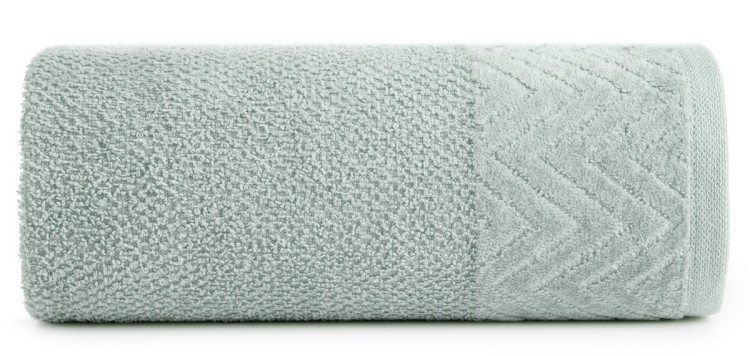 Ręcznik z Bordiurą 30x50 500g 100% Bawełna Loren Miętowy Eurofirany