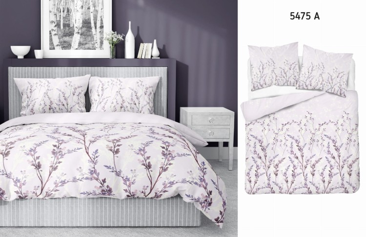 Pościel 220x200 + 2 Poszewki Satyna 100% Bawełna 5475A Detexpol
