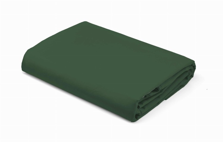 Prześcieradło Satynowe z gumką 120x200 Zielone Pure Detexpol