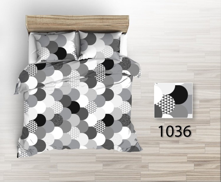 Pościel 160x200 + 2 Poszewki 50x70 100% Bawełna P1036  Fabryka Pościeli