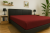 Prześcieradło z gumką 120x200 cm Bordo Frotte Famitex