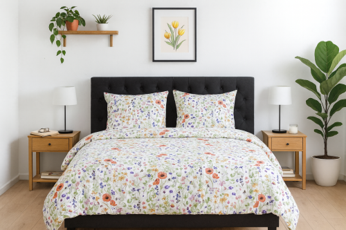Pościel 220x200 + 2 Poszewki 100% Bawełna P1472 Famitex