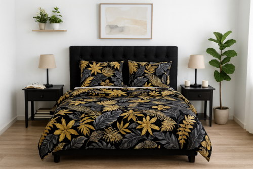 Pościel 220x200cm + 2 Poszewki 100% Bawełna P1411 Fabryka Pościeli