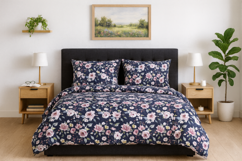 Pościel 200x200cm + 2 Poszewki 100% Bawełna P1609 Famitex