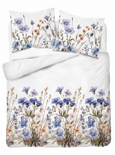 Pościel 160x200 + 2 Poszewki Satyna 100% Bawełna 5537B Detexpol