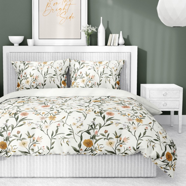 Pościel 220x200 + 2 Poszewki Satyna 100% Bawełna 5538A Detexpol