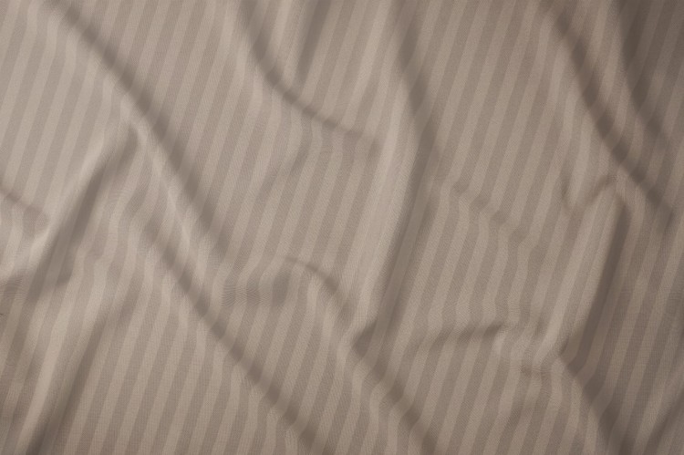 Pościel 140x200 + Poszewka Satyna 100% Bawełna Adamaszek Pure Taupe Fabryka Pościeli