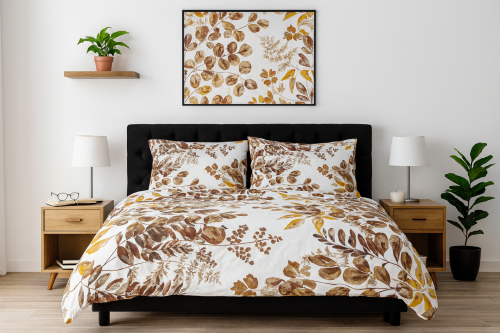 Pościel 160x200 + 2 Poszewki 100% Bawełna P1792 Fabryka Pościeli