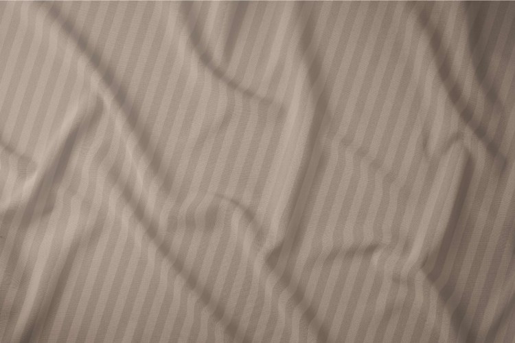 Pościel 180x200 + 2 Poszewki Satyna 100% Bawełna Adamaszek Pure Taupe Fabryka Pościeli