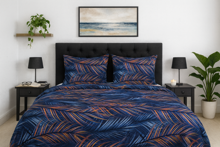 Pościel 160x200 + 2 Poszewki 100% Bawełna P1730 Famitex