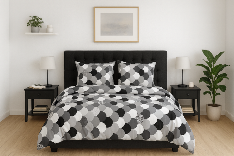 Pościel 160x200 + 2 Poszewki 50x70 100% Bawełna P1036  Fabryka Pościeli