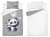 Pościel Bambusowa 90x120 Dwustronna Panda Szary Balon 4790B Detexpol