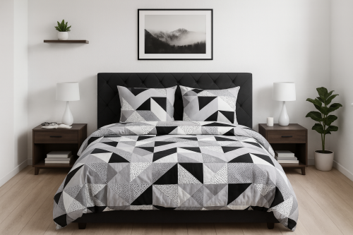 Pościel 220x200cm + 2 Poszewki 100% Bawełna P1841 Fabryka Pościeli