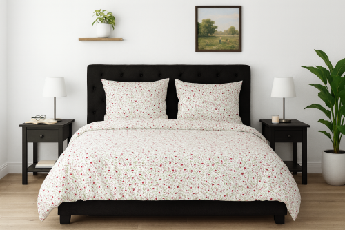 Pościel 200x200cm + 2 Poszewki 100% Bawełna P1955 Fabryka-Pościeli