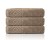 Ręcznik z Bordiurą 100x150cm 550g 100% Bawełna Paula Taupe Detexpol