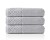 Ręcznik z Bordiurą 30x50cm 550g 100% Bawełna Paula Light Grey Detexpol