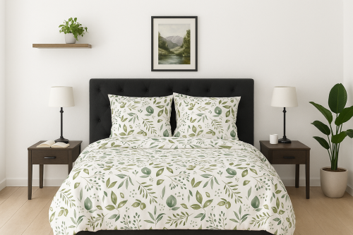 Pościel 150x200 + 2 Poszewki 50x60 100% Bawełna P1749 Famitex