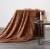 Koc Polarowy 220x200cm Nina Ceglasty Eurofirany