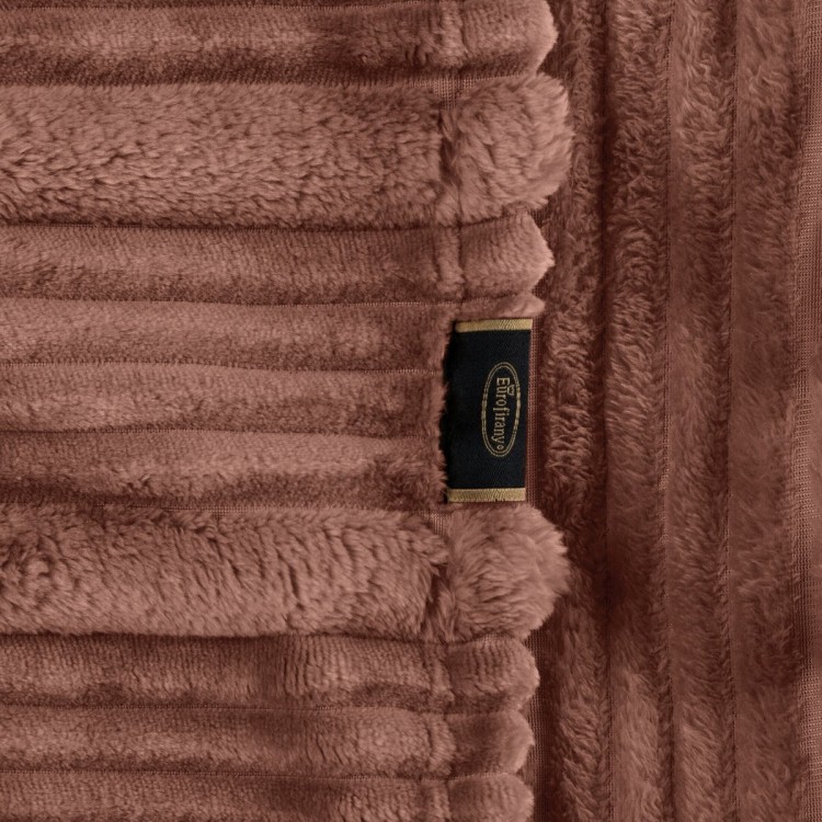 Koc Polarowy 220x200cm Nina Mocha Eurofirany