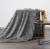 Koc Polarowy 220x200cm Nina Srebrny Eurofirany