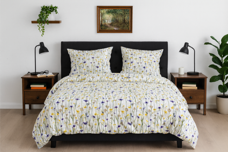 Pościel 220x200 + 2 Poszewki 100% Bawełna P1577 Famitex