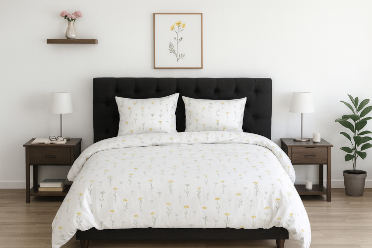 Pościel 200x200cm + 2 Poszewki 100% Bawełna P1700 Famitex
