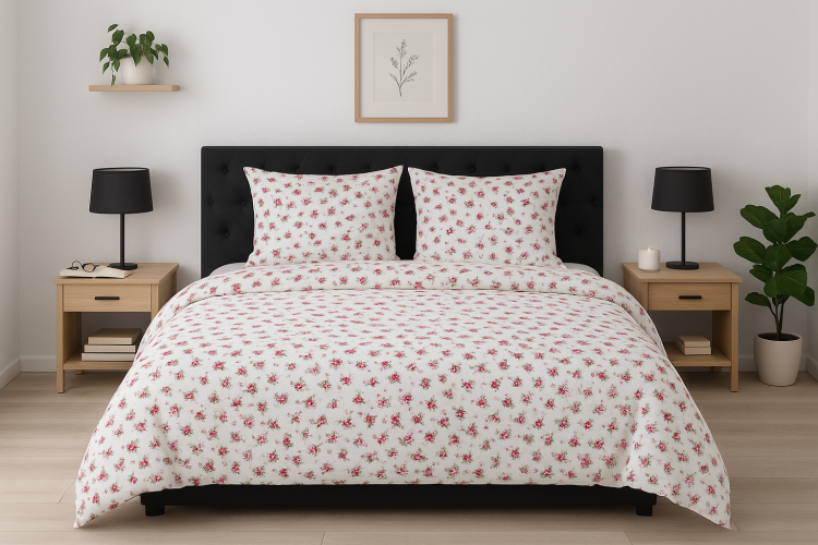 Pościel 220x200cm + 2 Poszewki 100% Bawełna P1793 Famitex