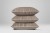 Poszewka 40x40cm Satyna 100% Bawełna Pure z Bizą Taupe Detexpol