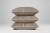 Poszewka 50x60cm Satyna 100% Bawełna Pure z Bizą Taupe Detexpol