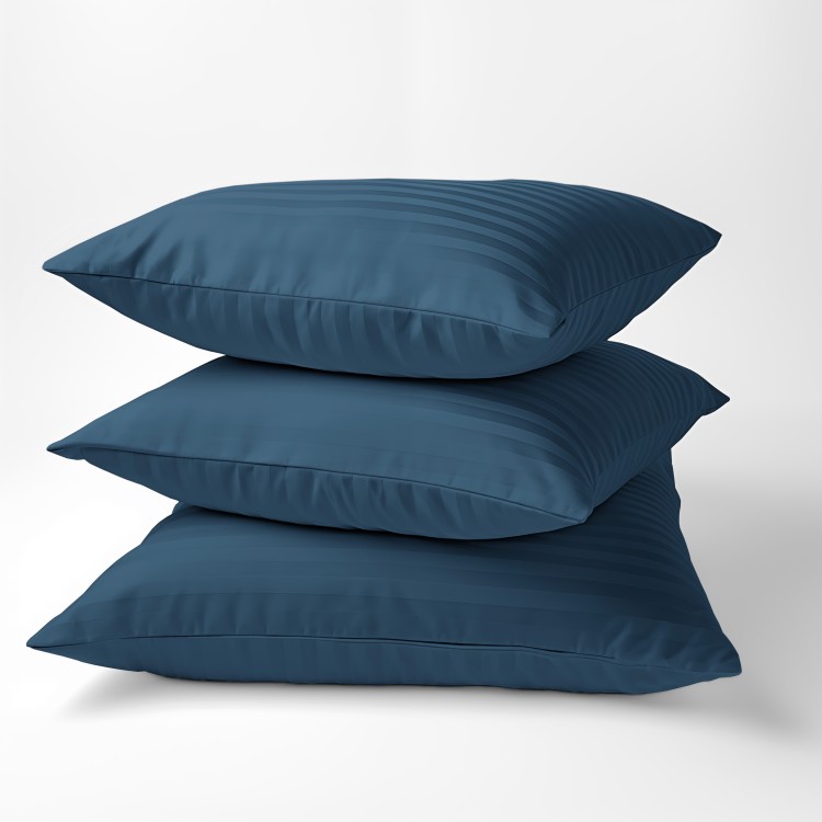 Poszewka Adamaszek Pure 40x40cm Satyna 100% Bawełna Denim Detexpol