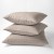 Poszewka Adamaszek Pure 40x40cm Satyna 100% Bawełna Taupe Detexpol