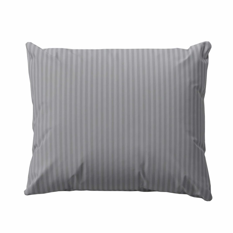 Poszewka Adamaszek Pure 40x40cm Satyna 100% Bawełna Szara Detexpol