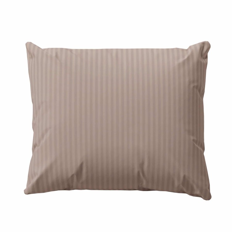 Poszewka Adamaszek Pure 40x40cm Satyna 100% Bawełna Taupe Detexpol