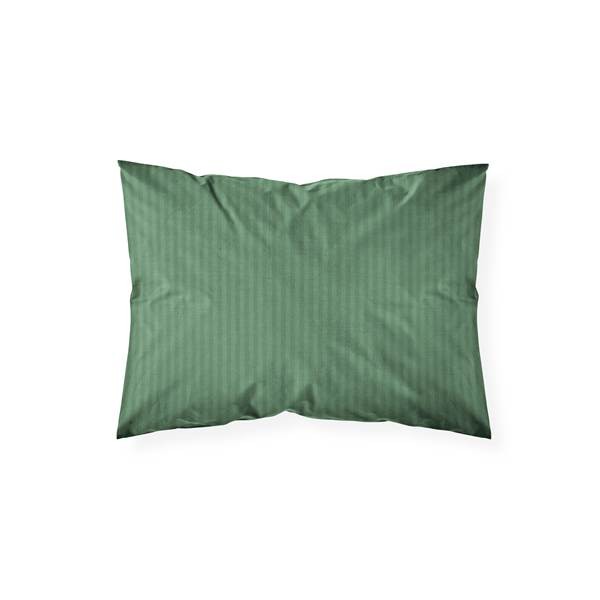 Poszewka Adamaszek Pure 40x40cm Satyna 100% Bawełna Zielona Detexpol