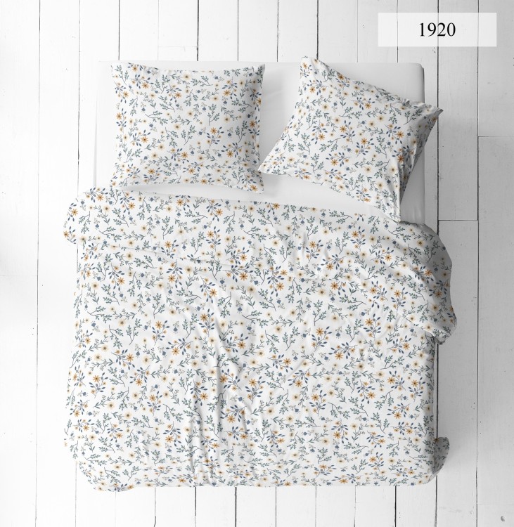 Pościel 160x200 + 2 Poszewki 100% Bawełna P1920 Famitex