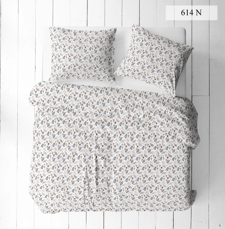 Pościel 160x200 + 2 Poszewki 100% Bawełna P614 Harmony Collection Famitex