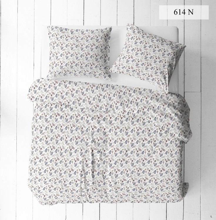 Pościel 140x200 + 2 Poszewki 100% Bawełna P614 Famitex