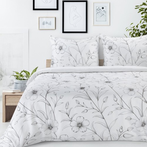 Pościel 220x200 + 2 Poszewki 100% Satyna Bawełna Spring  64 Eurofirany