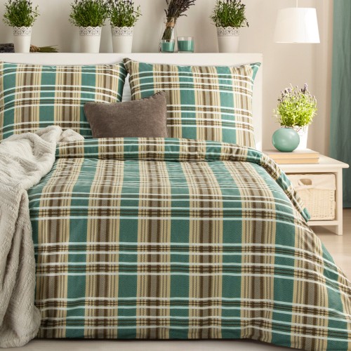 Pościel 220x200 + 2 Poszewki 100% Satyna Bawełna Spring  65 Eurofirany