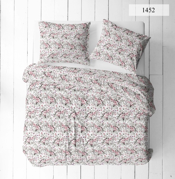 Pościel 200x200 + 2 Poszewki 100% Bawełna P1452 Famitex