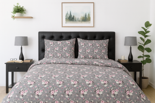 Pościel 220x200cm + 2 Poszewki 100% Bawełna P1453 Fabryka Pościeli