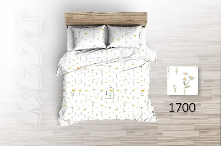 Pościel 150x200 + 2 Poszewki 50x60 100% Bawełna P1700 Famitex