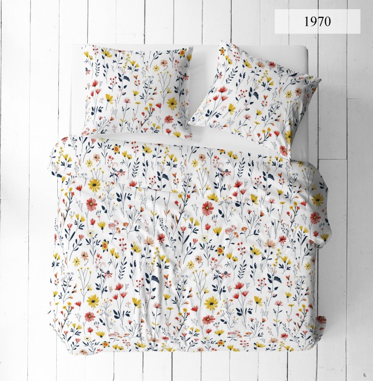 Pościel 220x200 + 2 Poszewki 100% Bawełna P1970 Famitex